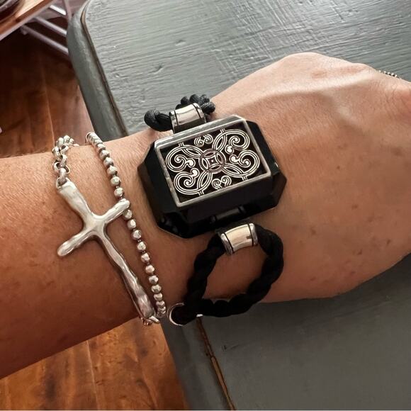 Brighton Black & Silver Tone Bracelet - Picture 2 of 8